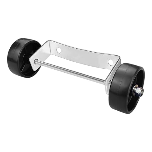 Riscaldatore per terrazza con ruote cingolate, ruote mobili riscaldatore per terrazze, pezzi di ricambio mobili Set di ruote in acciaio inossidabile, argentata da terrazza robusti