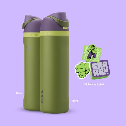 Owala Marvel FreeSip Insulated Stainless Steel Water Bottle with Straw for Sports and Travel, BPA-Free Sports Water Bottle, 24 oz, Hulk by Owala - Image 6