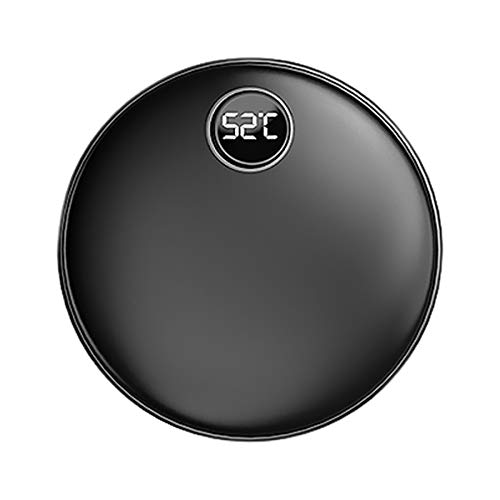 Handwärmer, 5200mAh USB wiederaufladbarer Handwärmer Tragbare Taschenwärmer mit LED Display&Power Bank für Frauen und Mann