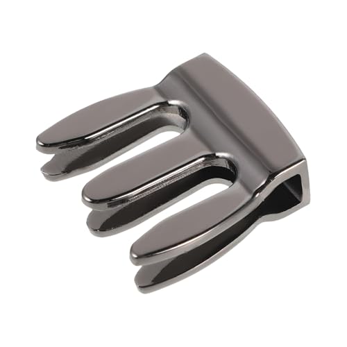 MAJORMENCH バイオリン用属消音器 クロー スル 小提琴消音器 ブラック 静音練