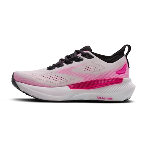 Brooks Women’s Glycerin GTS 23 Supportive Running Shoe - White/Phantom/Cyber Pink - 6 Medium - image 5