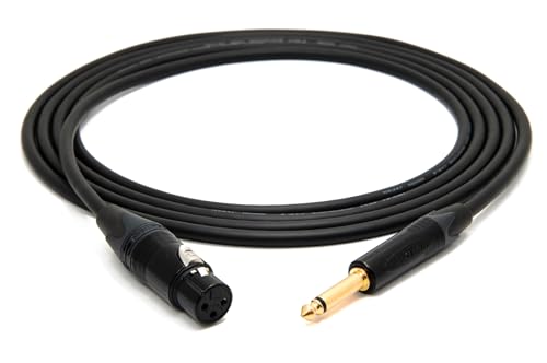 Câble audio Mogami 2534 Quad Neutrik Jack 6,3mm TS XLR Femelle - 3m