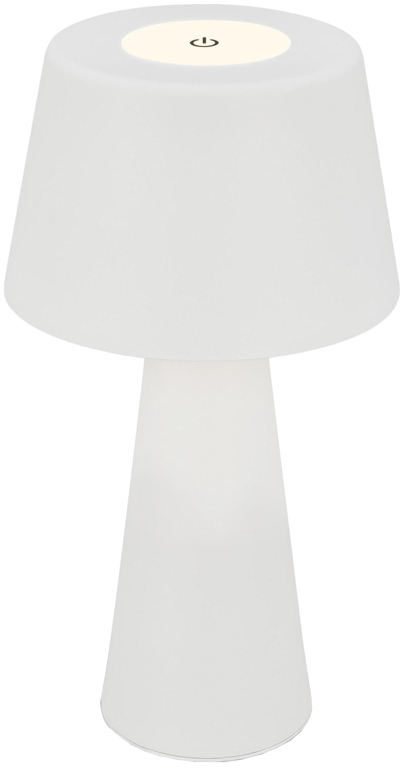 Briloner - LED Battery Table Lamp, Stepless Dimmable, Touch, Mobile Light, LED Table Lamp Outdoor, LED Table Lamp Cordless, White