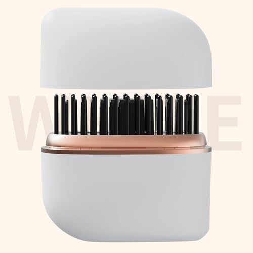 Cepillo alisador térmico profesional con temperatura ajustable y calentamiento rápido para alisar y cuidar el cabello, ideal para viajes miniatura 5