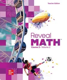 Hardcover-spiral Reveal Math Course 2, Teacher Edition, Volume 2 Book