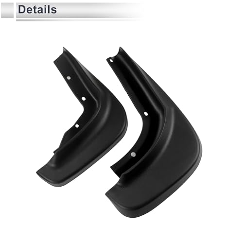 Image of X AUTOHAUX 1set Front and Rear Mud Flaps Splash Guards Mud Guards for Volvo XC60 2010-2014 W /Mount Accessories