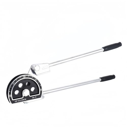 Gwrv �p�C�v�x���_�[�A6mm/8mm/10mm/12mm/14mm/16mm/19mm/22mm�p�C�v�x���_�[�n���h�c�[��180°�|+�A���~�j�E���������Ǘp���d�x (22mm�p�C�v�x���_�[)