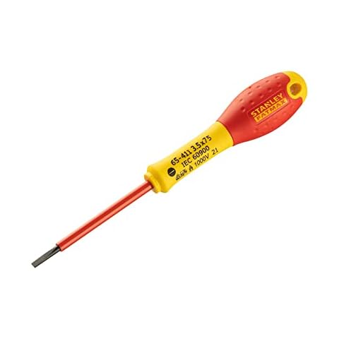 Destornillador aislado VDE 1000V Stanley FatMax 3,5 x 75 mm Cover