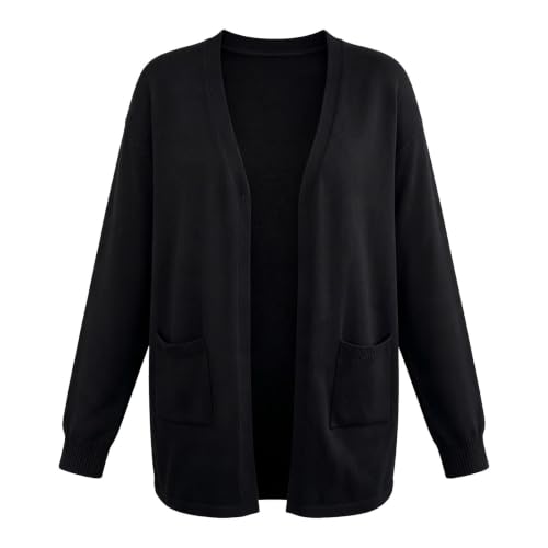 Cardigan for Women Lightweight Long Sleeve Open Front Sweater with Pockets - image 3