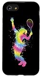 Tennisspielerin Splash Tennis Tennislehrer Damen Mädchen Hülle für iPhone SE (2020) / 7 / 8