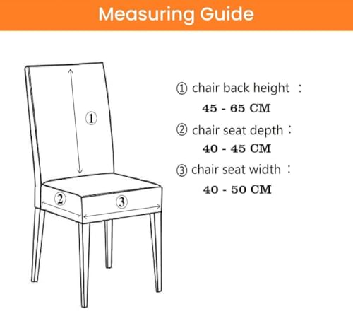 Image of Homerz Premium 6 Seater Dining Table Cloth with 6 Dining Chair Covers,Elastic Fitted Chair Slipcovers, Printed Polycotton Fabric, Table Cloth Size 60x90 inch (Brownie)