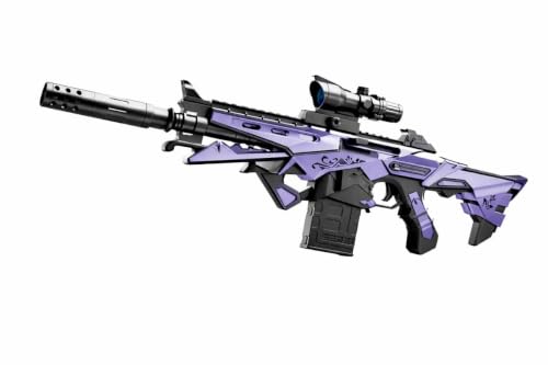 Image of Scar-L Soft Bullet Gun for Kids, Manual Blazetrom Soft Bullet Mchine Gun for Boys, Realistic Shooting Playing Machine Gun with Foam Bullet, Scope & Magazine Spiner Guns for Adults