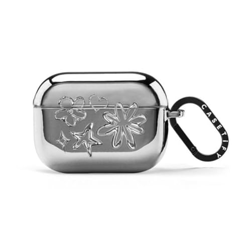 CASETiFY Mirror Case for AirPods Pro 1/2 - Silver