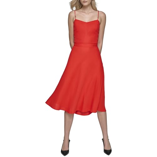 KARL LAGERFELD Women's Bright Office Classy Skirt2