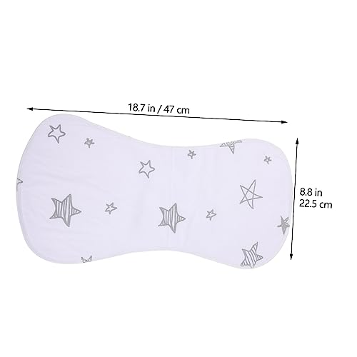3Pcs Burp Cloths Absorbent Cotton Burping Rags for Skin Friendly Breathable Lightweight Portable for Travel Washable Durable Design2