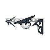 Starrett Combination Set with Square, Center and Reversible Protractor Head and Blade - 300mm Blade...