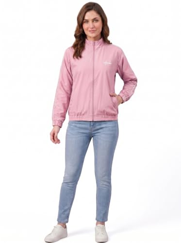 Image of Women Lightweight Jacket | Solid Casual Windcheater With 2 Pockets