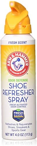 Arm & Hammer Odor Defense Shoe Refresher Spray, Fresh Scent, 4 oz (Pack of 2)