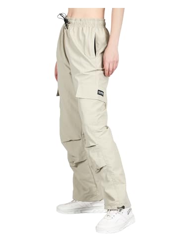 Image of Parachute Pants for Women - Water-Resistant Cargo Pants for Women | Stylish Activewear for Travel, Office, Gym, Trekking & Everyday Comfort | Korean Pants for Woman