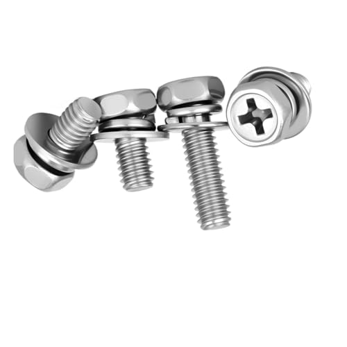 Vis Sems M6 20mm acier inoxydable métrique pour réparation et fixation de précision