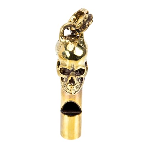 Silbato de cobre con diseño de calavera para uso outdoor miniatura 1