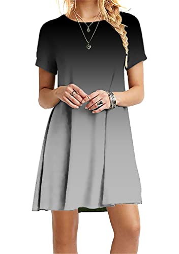 Mini robe d'été femme multicolore chic et décontractée vêtements grandes tailles Yming