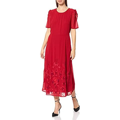 Desigual Vest_Yeniséi Vestido Casual Rojo Cover