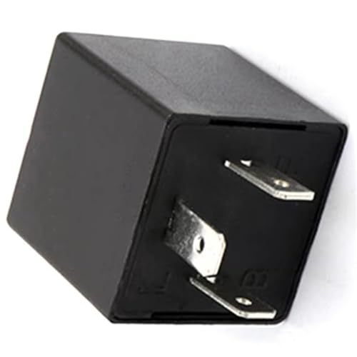 Relais de clignotant moto 3 broches 12V 24V à fréquence réglable pour clignotants