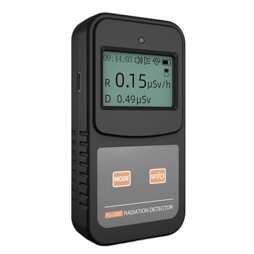LCD RadiSafe �J�E���^�[�j���ː����o�� X ���x�[�^�K���} ���o����˔\�j�p�����ː����ʌv �����x�A���@�\�A�}���`�V�i���I(FS-1000 black)