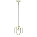 Quoizel CEN1510LCR Centennial Silhouette Mini Pendant Lighting, 1-Light, 100 Watts, Light Cream (11"H x 10"W)