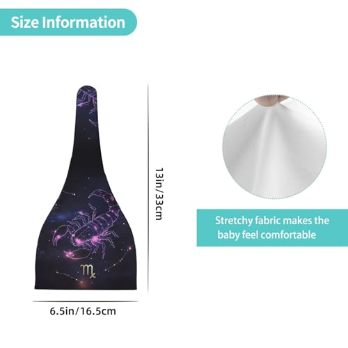 Scorpio Baby Newborn Knot Soft Beanie Hats Infant Baby Girls Boys Caps 0-6 Months Black4