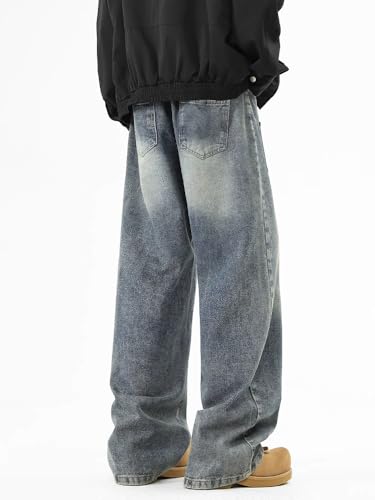 Men's Jeans American Vintage Spring Autumn Straight Loose Casual Pants3