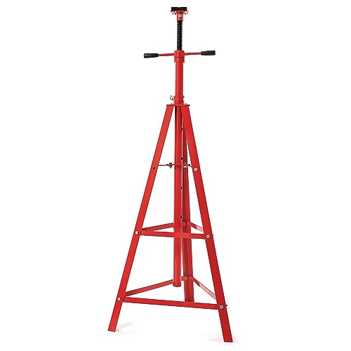 KUAFU Adjustable Under Hoist Tripod Stand 2 Ton High Lift Jack Stand Reach Underhoist Support Stand 4000lbs Capacity Lift Stand for Car Lift High-Position Lift Range 47.4"-84.5"