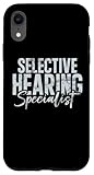 Hülle für iPhone XR Selektiver Hörspezialist Teenager