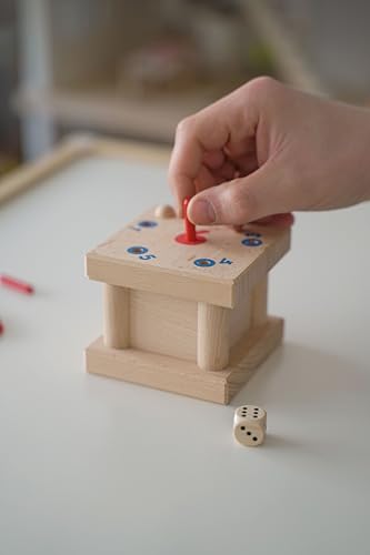 Goki 56799 Peg Game, The Tricky 6, Mixed miniatura 2