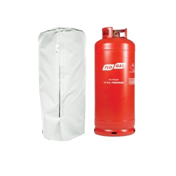Bags And Covers Direct Limited GAS BOTTLE COVER 47KG (47KG, White)