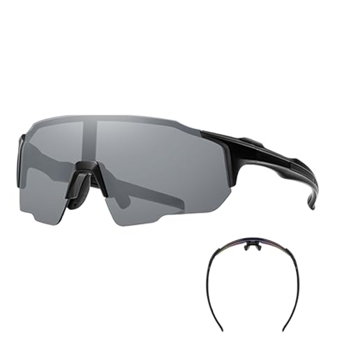 Gafas fotocromáticas – Gafas de sol deportivas polarizadas | Gafas de sol con protección UV, gafas para senderismo, , correr, al aire libre, montaña, conducción diaria, deportes de carretera para