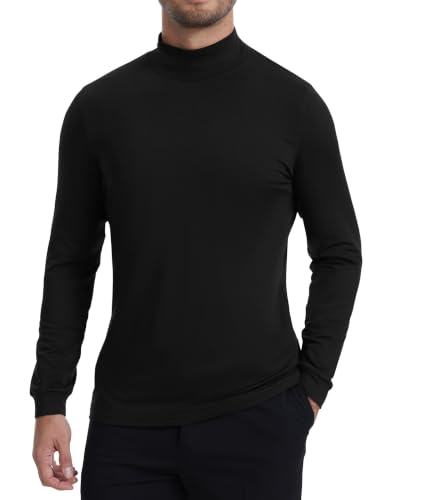 SIMIYA - SIMIYA Mens Mock Turtleneck Shirts Base Layer Thermal Underwear Top - Best Deal on Amazon