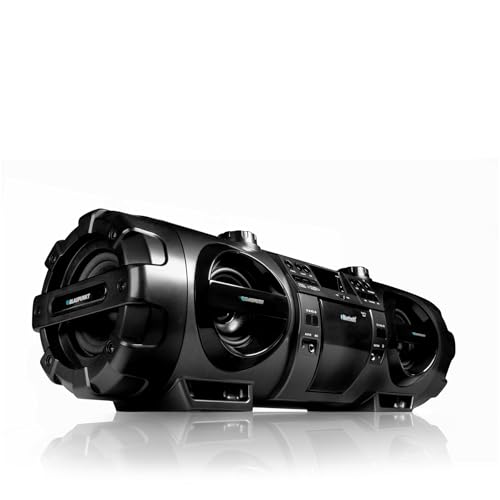 Blaupunkt Boombox BB 1000 CD // MP3 // USB // Bluetooth // UKW // AUX-IN // Mikrofon- & Gitarren-Eingang