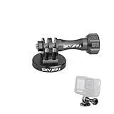 Tripod Mount Aluminum-Tripod Adapter Attachment- Bolt -Adapter for Monopod Mount with Aluminum CNC Thumbscrew Compatible Action Camera gopro Hero 8 Tripod Mount Hero 8/7/6/5 DJI OSMO Akaso Geekpro