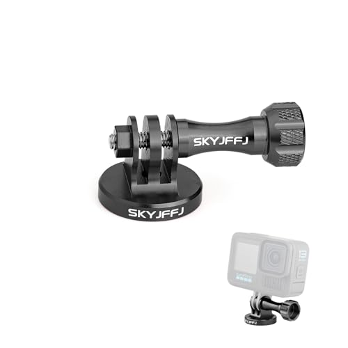 SKYJFFJ Aluminum-Tripod Adapter Attachment- Bolt -Adapter for Monopod Mount with Aluminum CNC Thumbscrew Compatible Gopro Hero 13 12 11 10 9 8 DJI Osmo Insta360 AKASO and Other Action Camera