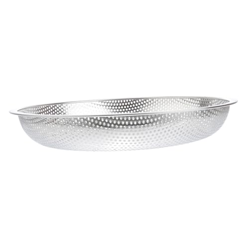 Loigohon ステンレス蒸しプレート 丸型均一加熱 ? 水切り兼用 果物や蒸しパン対応 滑らかな縁で手入れ簡単 省スペース収納