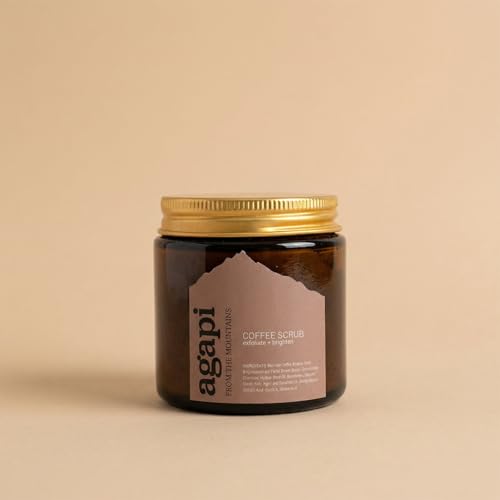 Image of Agapi Sikkim Bermiok Coffee Scrub 100gm | Handcrafted | Sustainable | Luxurious | Exfoliating Power | Rich in Antioxidants | Invigorating Scent | Suitable for all Skin Types | Eco-Friendly Packaging | Cruelty-Free | Cellulite Treatment | Natural Skin Btrightening