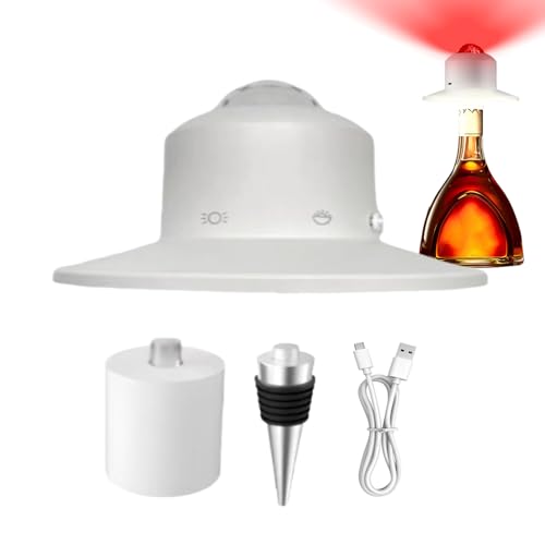 Bouchon décoratif pour maison et luminaire sans fil pour recycler vos bouteilles en lampe