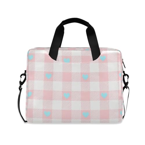 Funda para portátil 15.6 pulg azul y rosa con asa