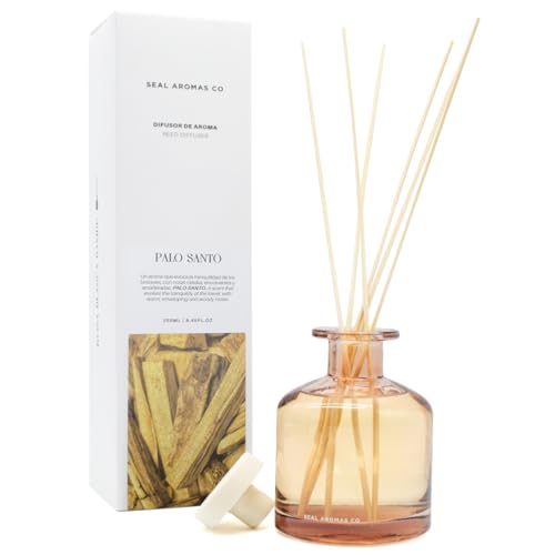 Seal Aromas – Mikado Origins [ Palo Santo ] Difusor de Aroma | Home Fragrance 250ml 100 días de Duración, para Cuartos - Hogares - Oficinas - Restaurantes - Boutique - Ducha