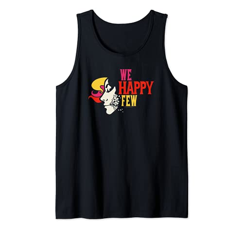 We Happy Few Shattered Mask Tank Top, Black
