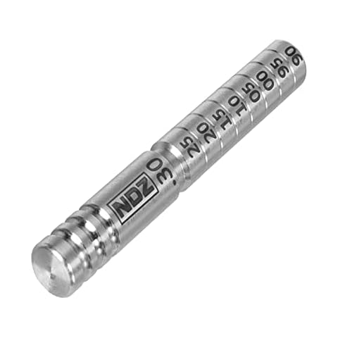NDZ Performance Muzzle Bore Wear Erosion Gauge Tool for M1 Garand M1 Carbine M1A M1903 M1903A3 M1917 Enfield 30 Caliber in Stainless Steel Cover