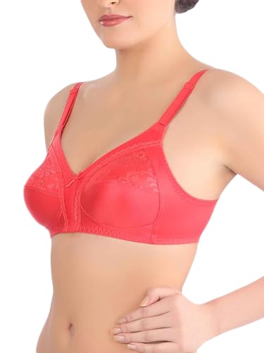 Image of Triumph Claudette Classics Women Bra | Non Wired, Non Padded | Cups with lace | Full Coverage, Cut & Sew | Soft and Breathable Fabric | All-Day Comfort | Pack of 1