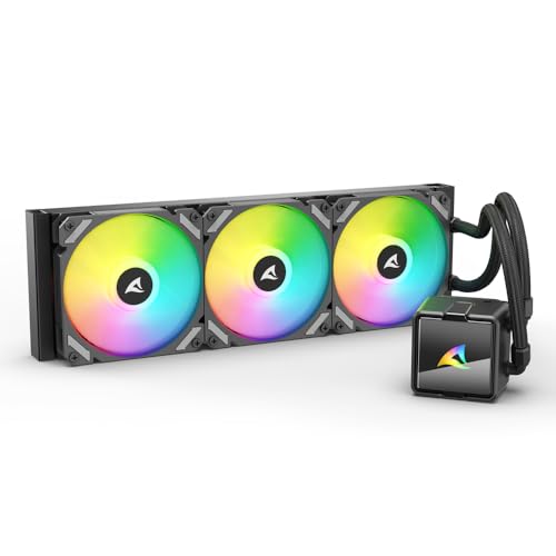 Sharkoon S60 ARGB refroidissement à eau silencieux avec ventilateurs PWM performants